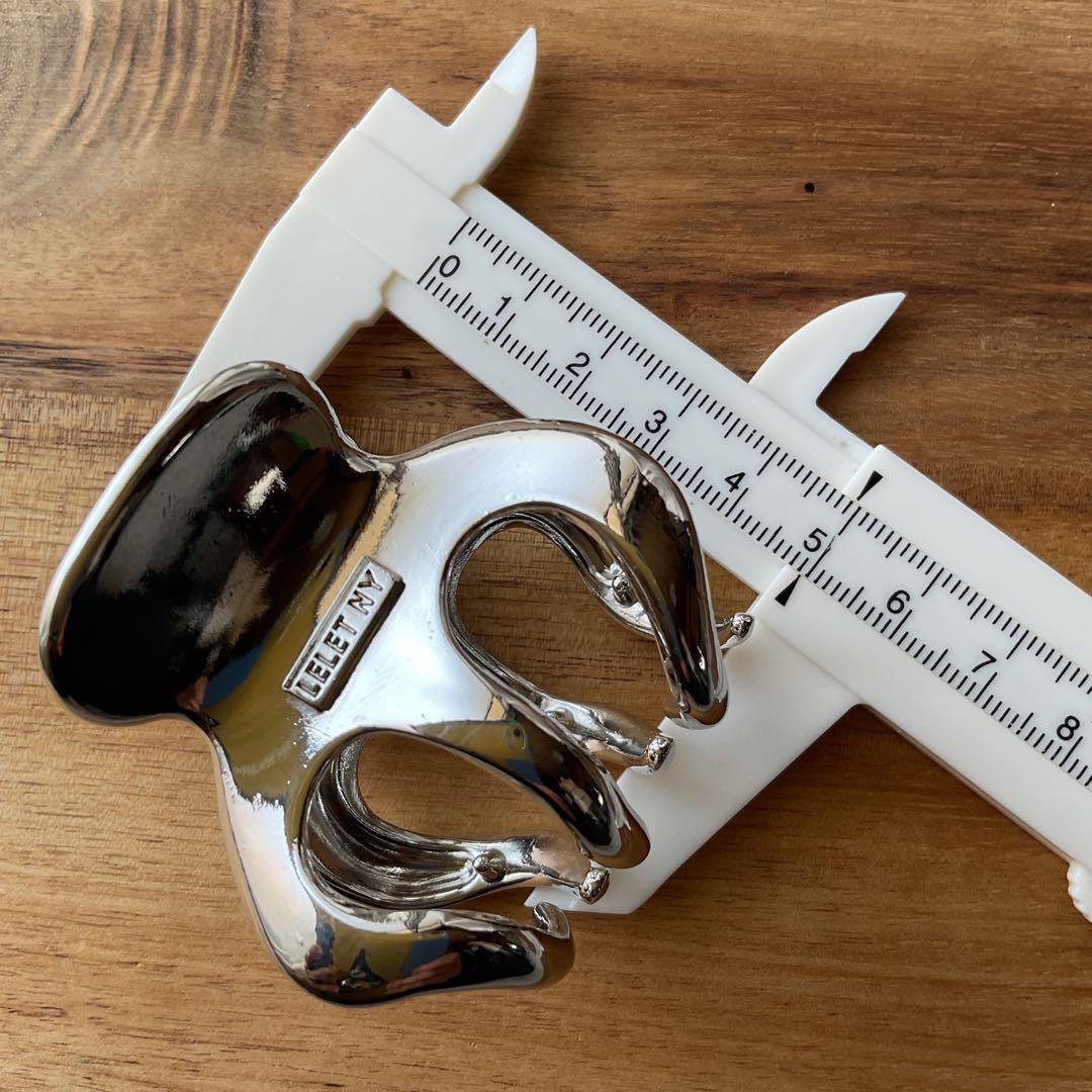 髪の多い方にお勧め　Lelet NY セレネクリップ　ロジウムコーティング