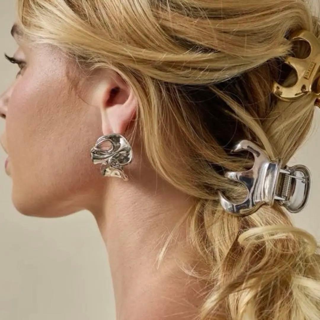 髪の多い方にお勧め　Lelet NY セレネクリップ　ロジウムコーティング