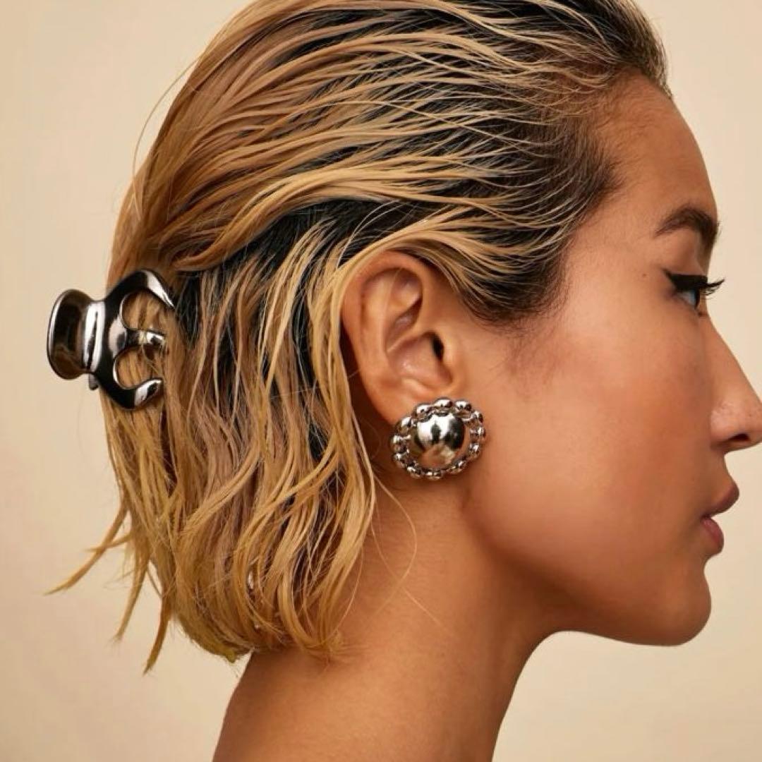 髪の多い方にお勧め　Lelet NY セレネクリップ　ロジウムコーティング