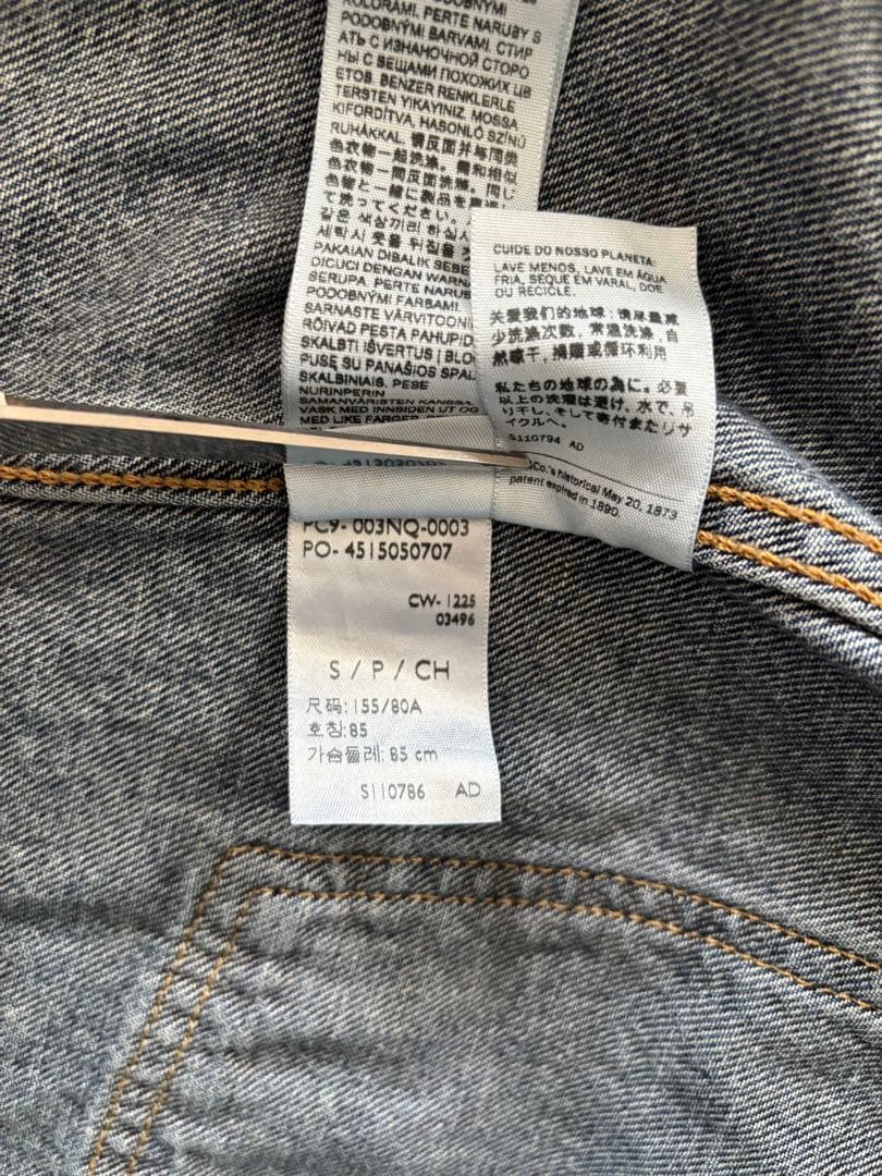 Levi's／BALLOON SLEEVE TRACKER S デニムジャケット