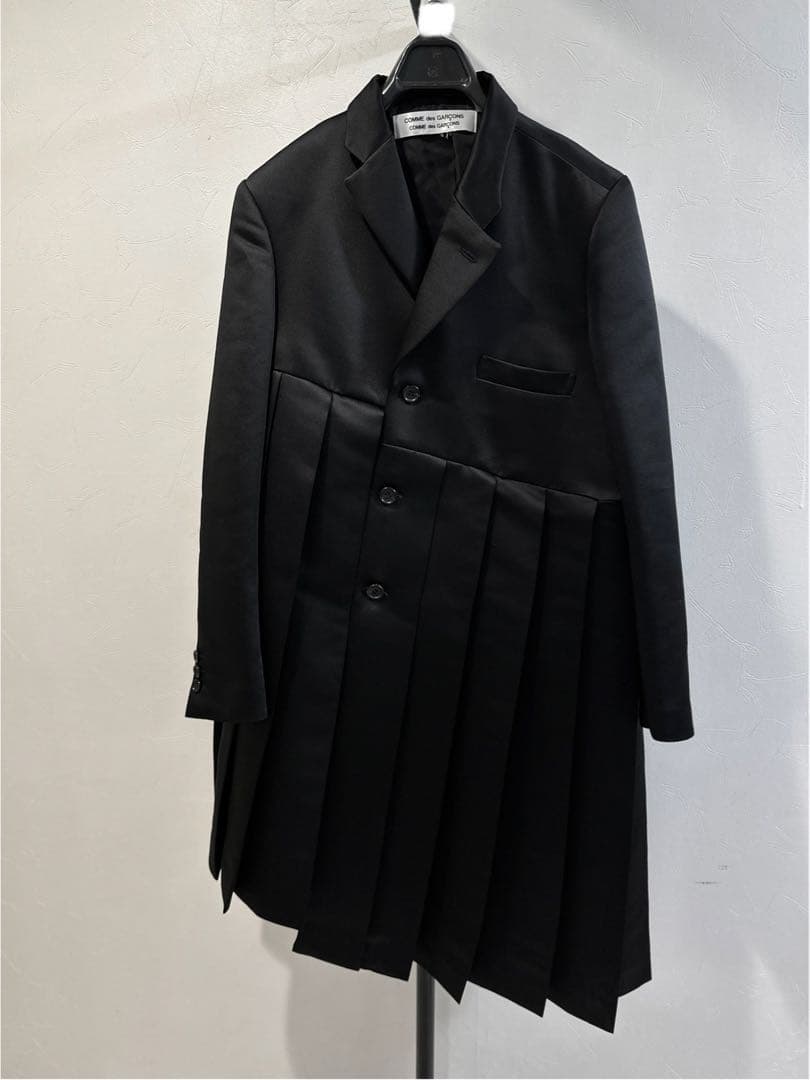 2022AW コムコム　コムデギャルソン　プリーツ　ジャケット　コート