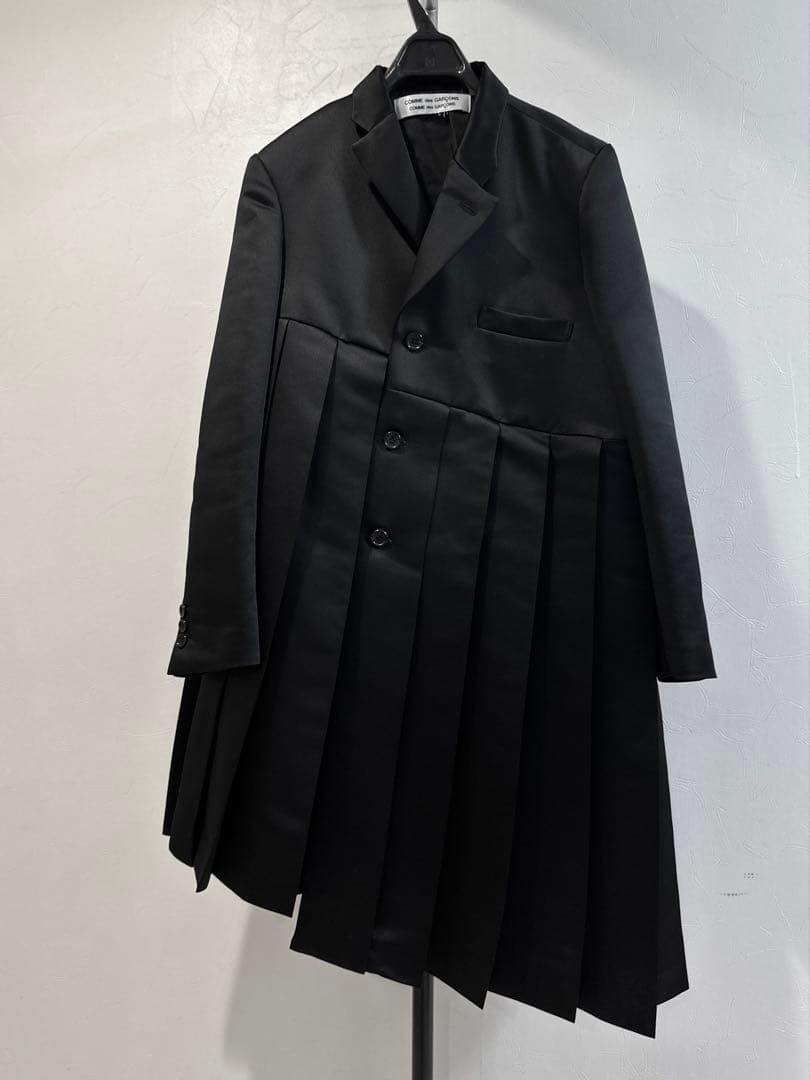 2022AW コムコム　コムデギャルソン　プリーツ　ジャケット　コート