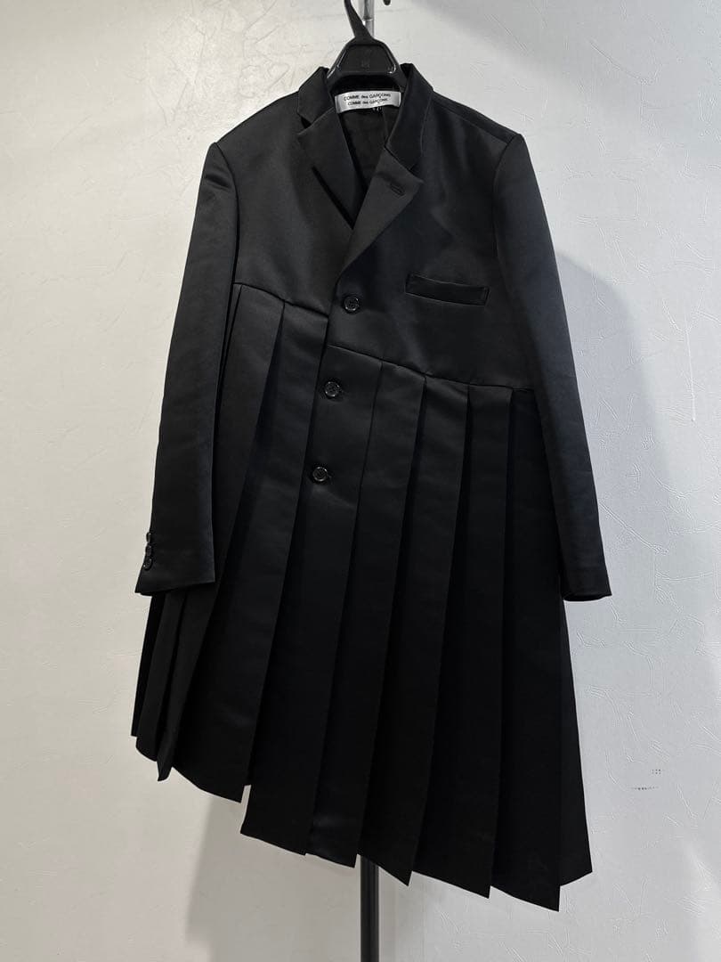2022AW コムコム　コムデギャルソン　プリーツ　ジャケット　コート