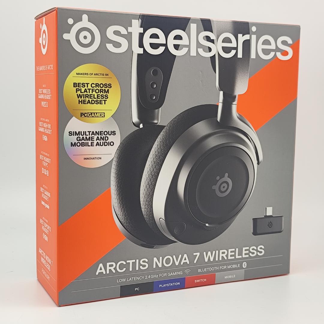 SteelSeries Arctis Nova 7 ゲーミングヘッドセット 黒