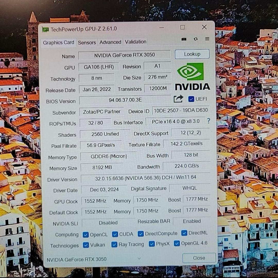 くんた様PC/Ryzen5 5500/16G/RTX3050