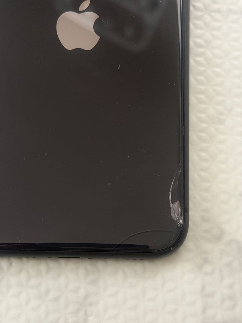 iPhone 11 128GB ブラック 本体 バッテリー76％ 背面割れあり