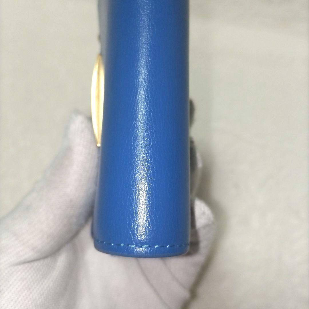 【激レア】TOD'S トッズ Tタイムレス ゴールド金具 レザー ケース