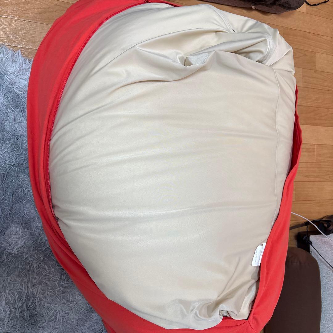 Yogibo midi オレンジ ビーズクッションソファ