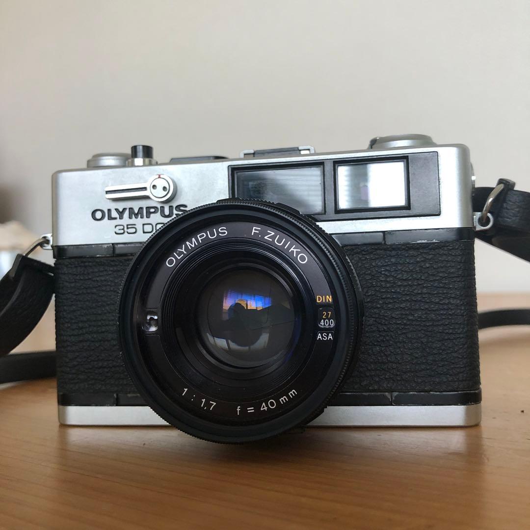 オリンパス　35DC ストロボ・電池アダプター・説明書 付き