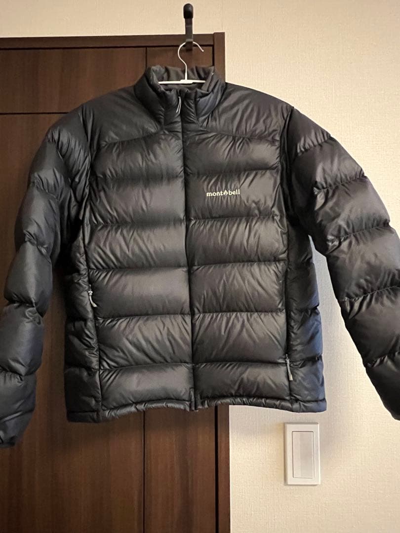本日限定montbell ライトアルパインダウンジャケットZIP部品破損