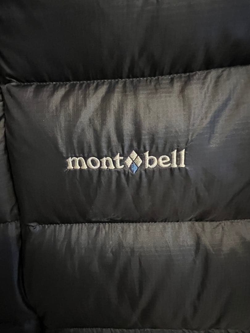 本日限定montbell ライトアルパインダウンジャケットZIP部品破損