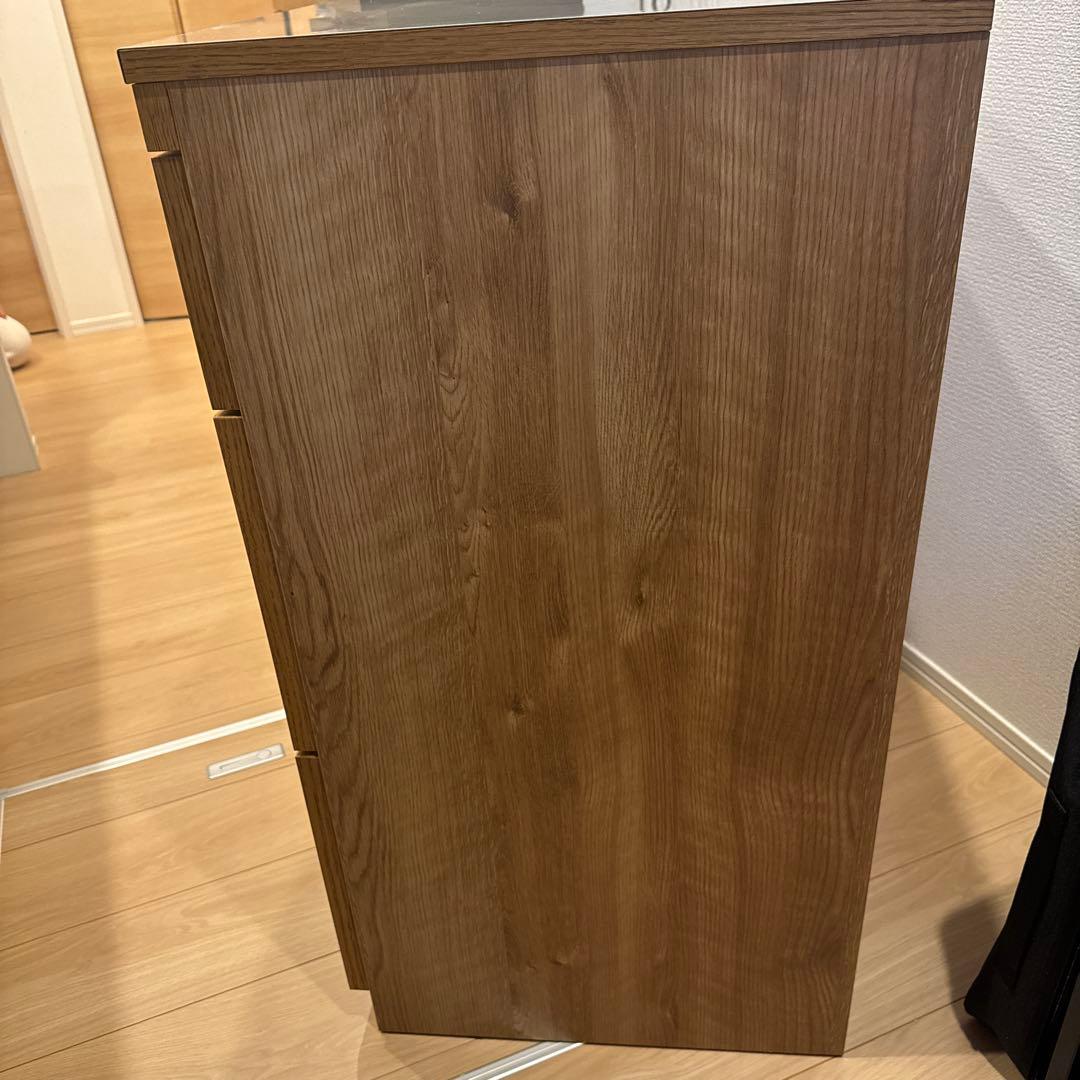 ウニコ unico ADDAY（アディ）木製キッチンカウンター W820