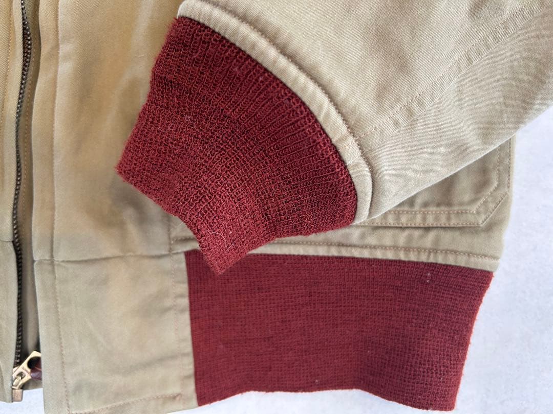 美品 バズリクソンズ 実名復刻版 B-10 赤リブ サイズ38