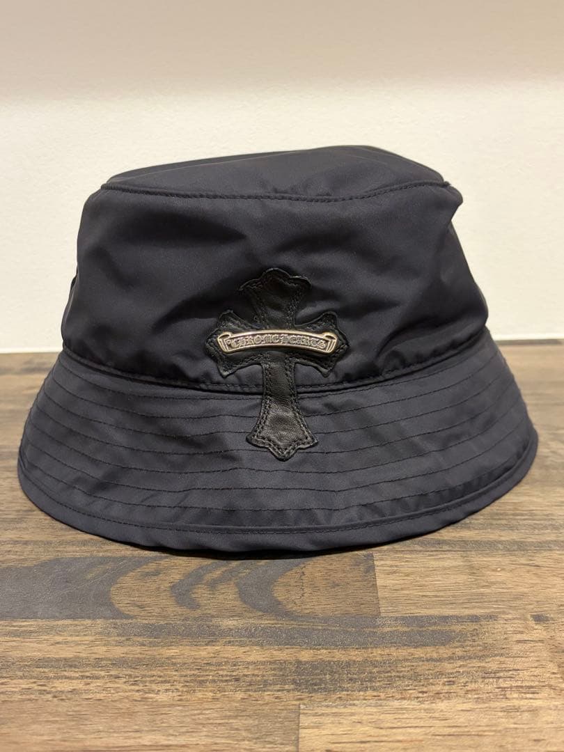 (新品) クロムハーツ クロスパッチ ナイロンバケットハット L