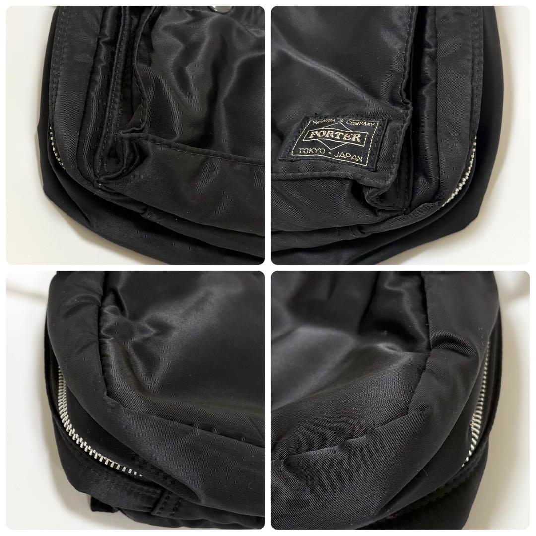 美品　ポーター　タンカー　ショルダーバッグ　S YKK 黒