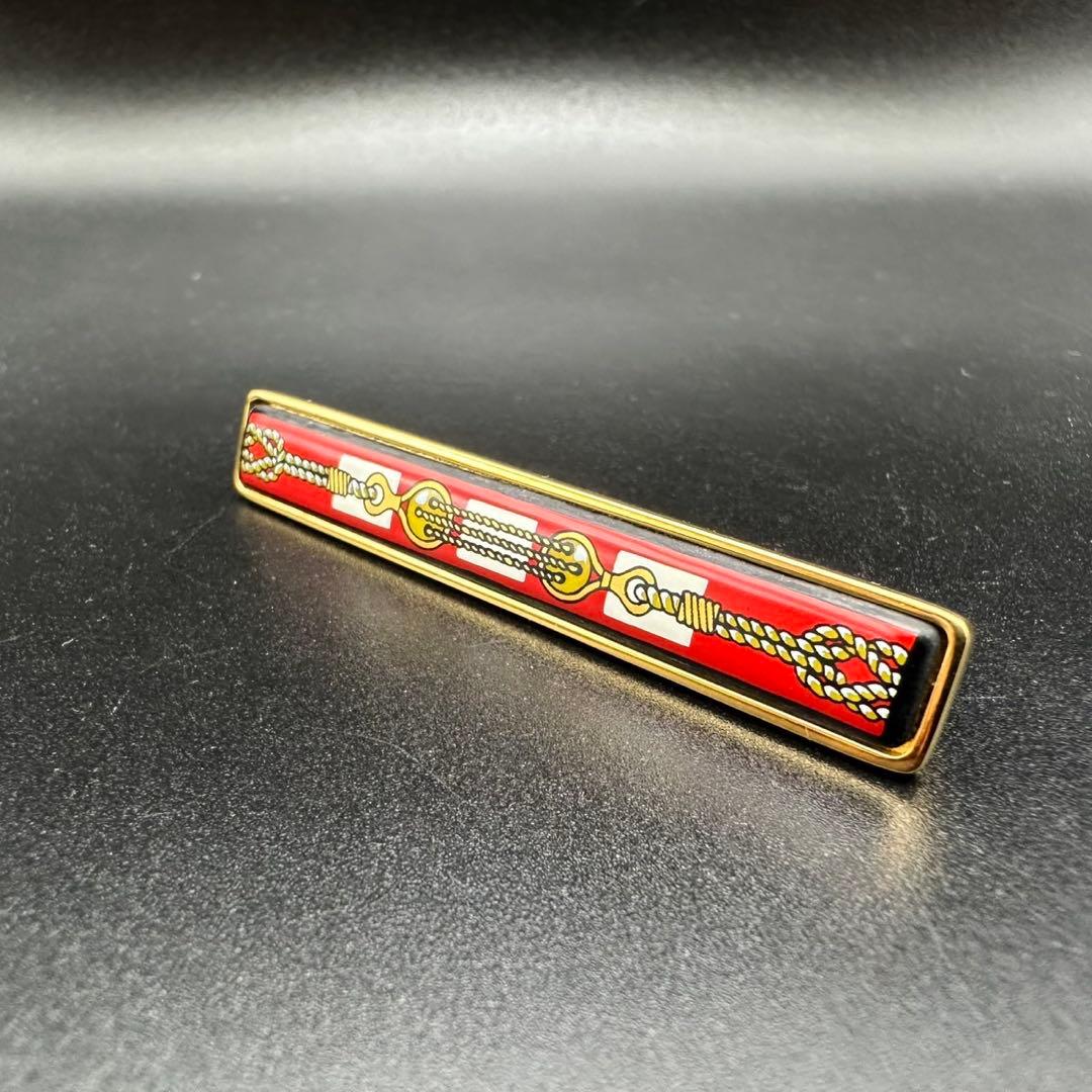 極美品✨　エルメス　HERMES　ネクタイピン　タイピン　エマイユ　1559