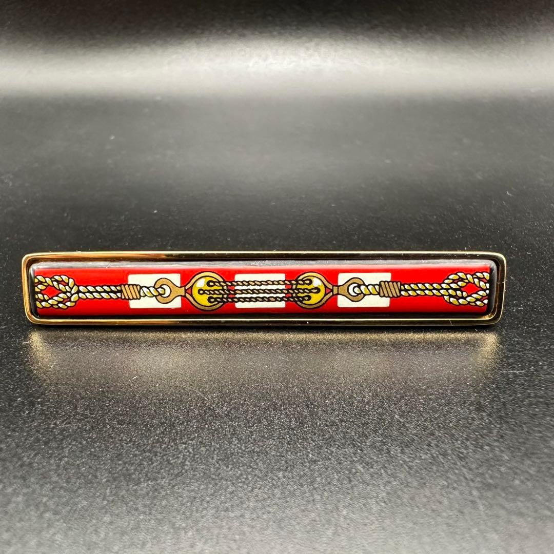 極美品✨　エルメス　HERMES　ネクタイピン　タイピン　エマイユ　1559