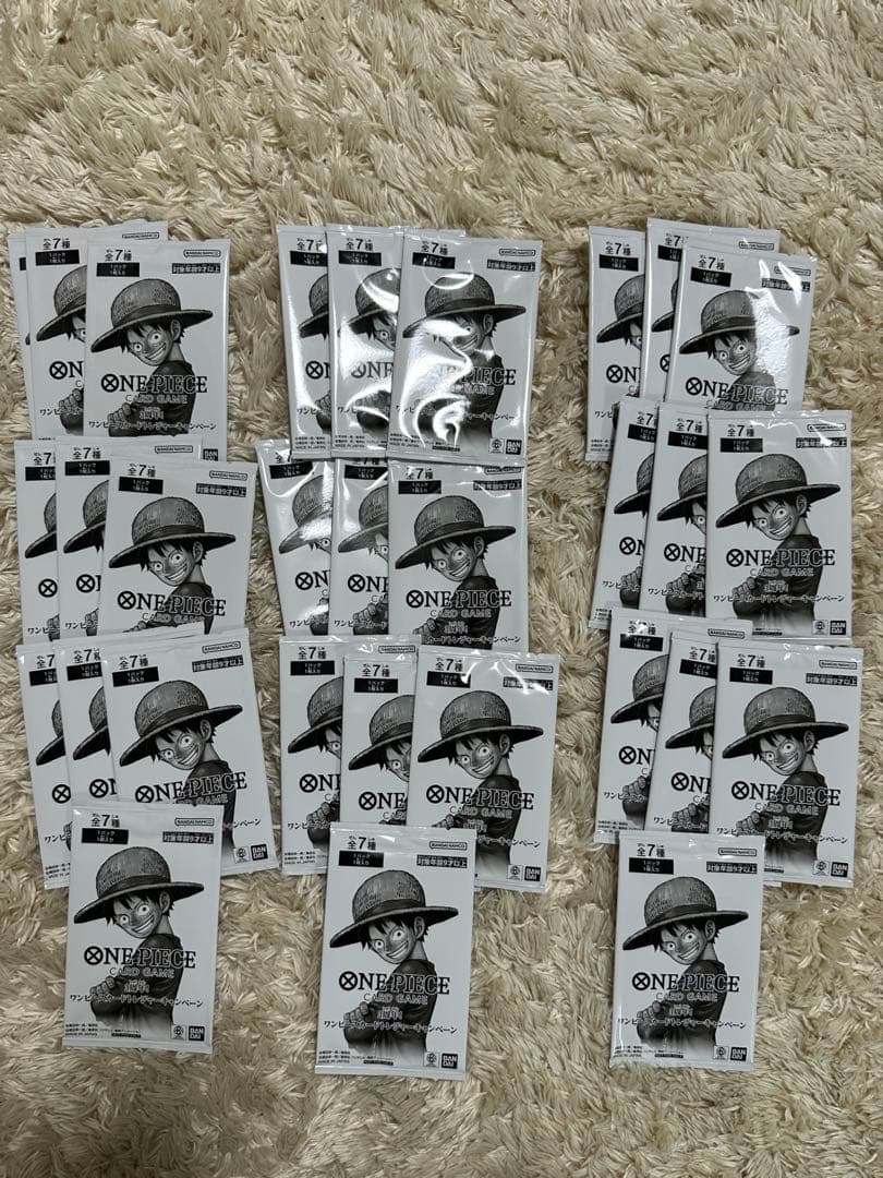 ワンピース 3周年！ トレジャーキャンペーン プロモ 30パックセット　未開封品