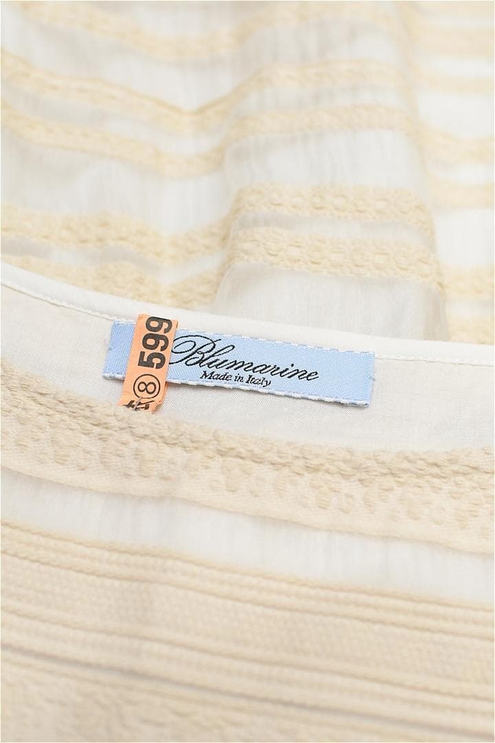 C453/Blumarine ノースリーブワンピース シルク混 総柄 40