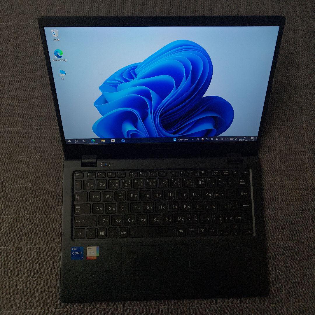 タッチ 爆速 Dynabook 超軽量 11世代i7 24GB 512GB 11