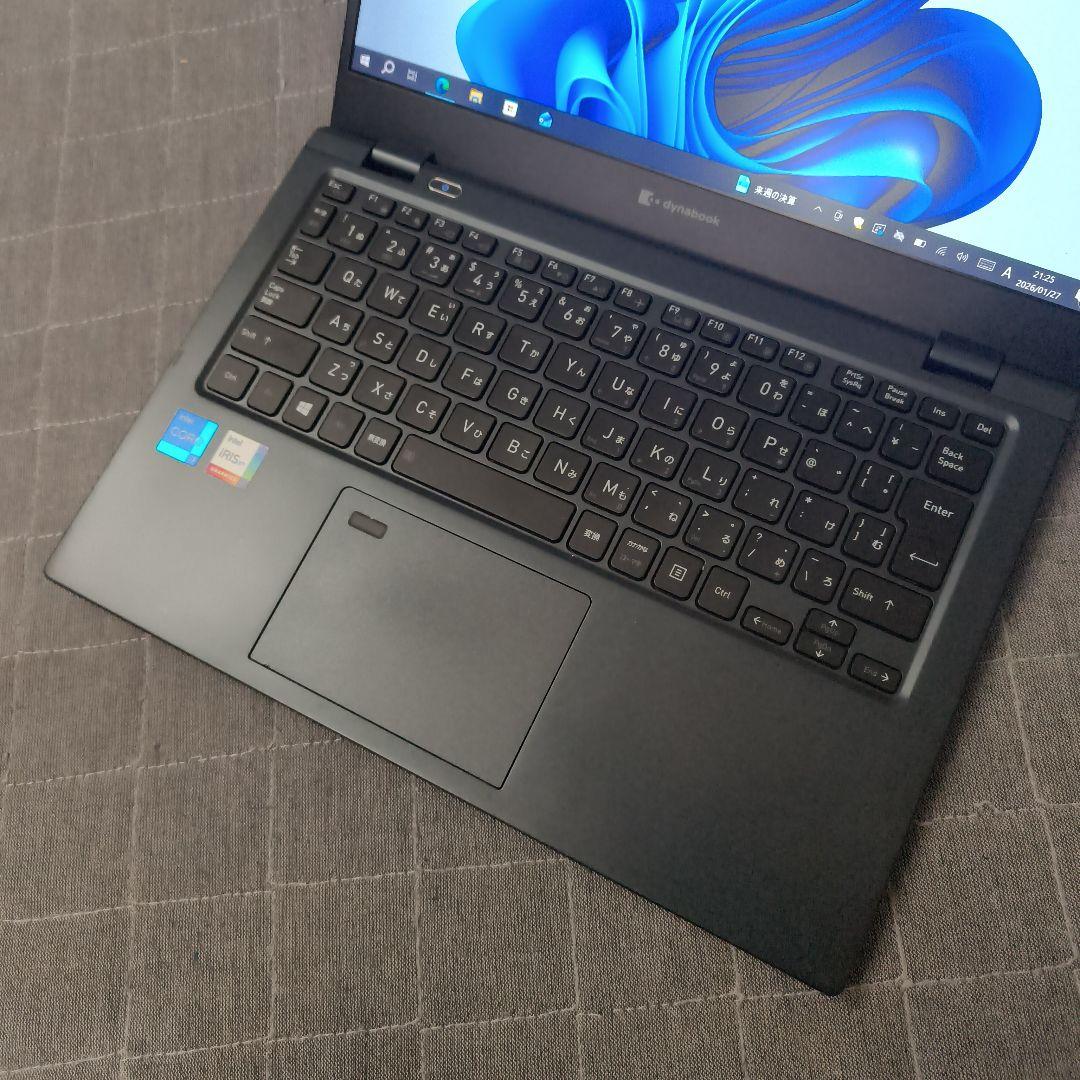 タッチ 爆速 Dynabook 超軽量 11世代i7 24GB 512GB 11