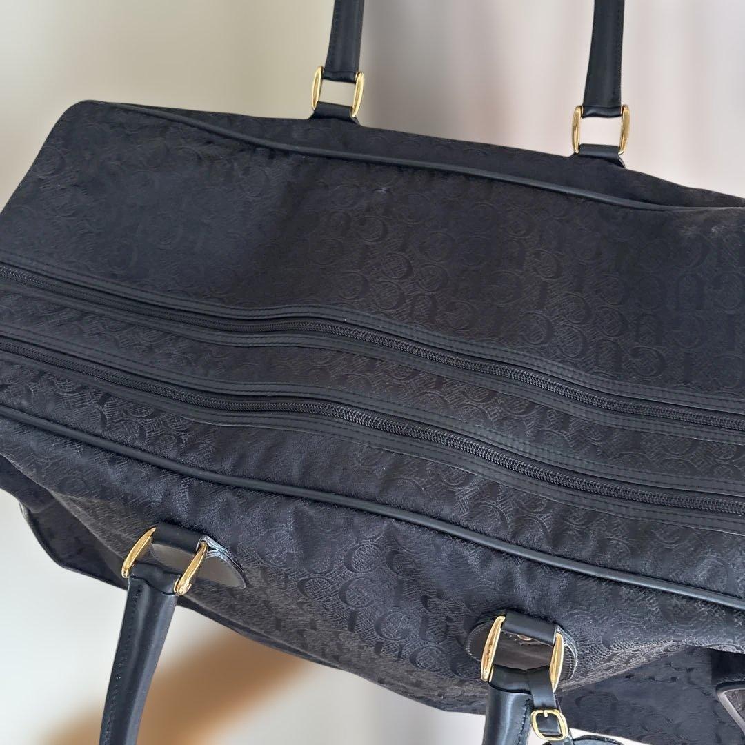 GUCCI ブラック ボストンバッグ