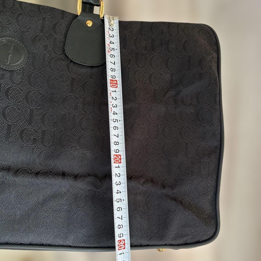 GUCCI ブラック ボストンバッグ