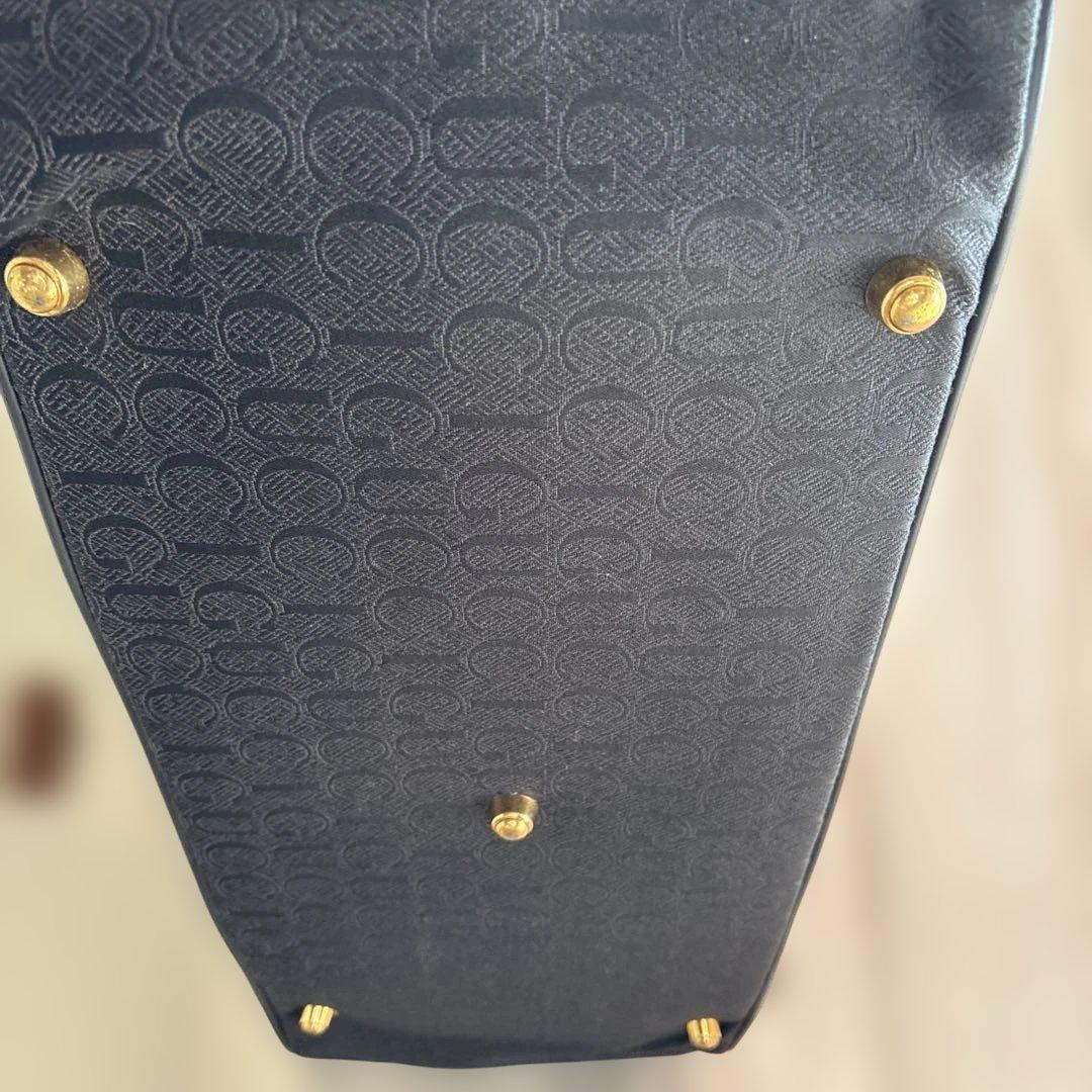 GUCCI ブラック ボストンバッグ