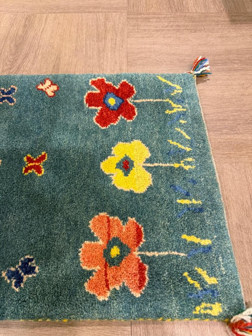 198x50cm ペルシャギャッベ ランナー (ギャベ) ペルシャ絨毯 ギャッベ