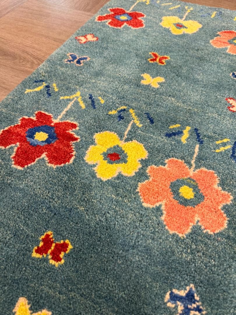 198x50cm ペルシャギャッベ ランナー (ギャベ) ペルシャ絨毯 ギャッベ