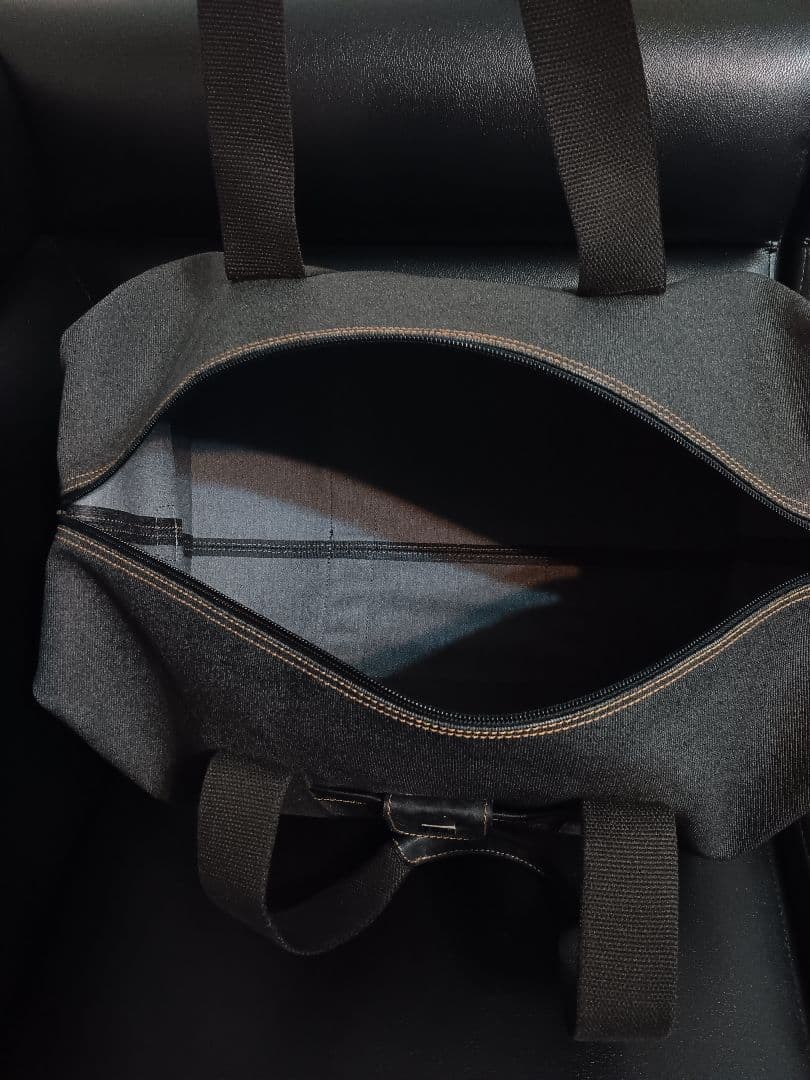 Dunhill ダンヒル キャンバス レザー ボストンバッグ フランス製