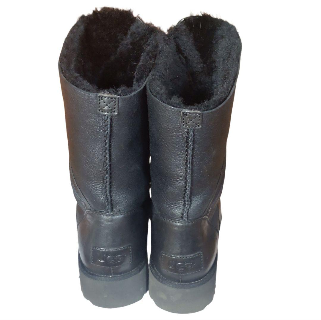 ☆美品☆アグ　ロルナ ムートンブーツ　サイズ6 23cm　黒　表革