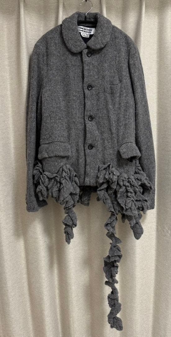 コムデギャルソン コムコム 24AW ウール縮絨ジャケットＳサイズ
