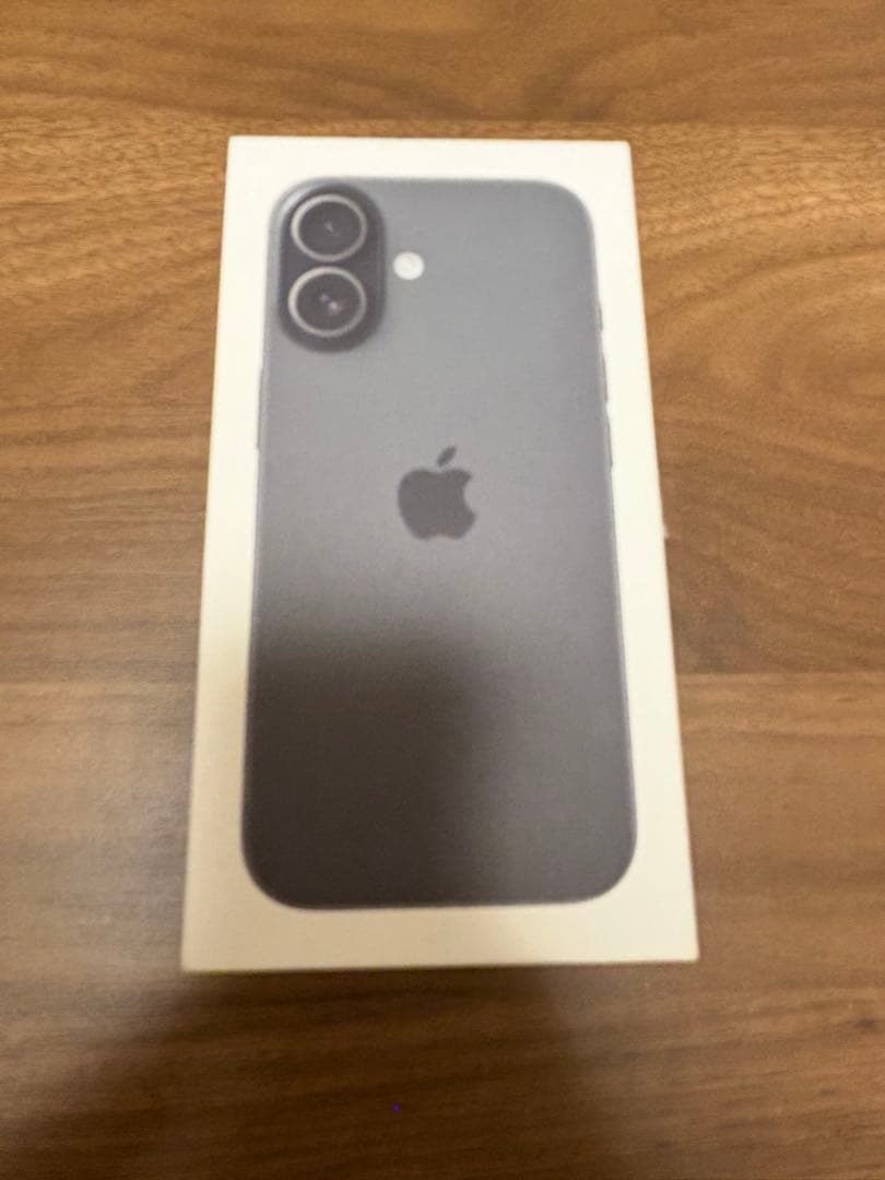 美品　Apple iPhone 16 BLACK 128GB 国内版SIMフリー