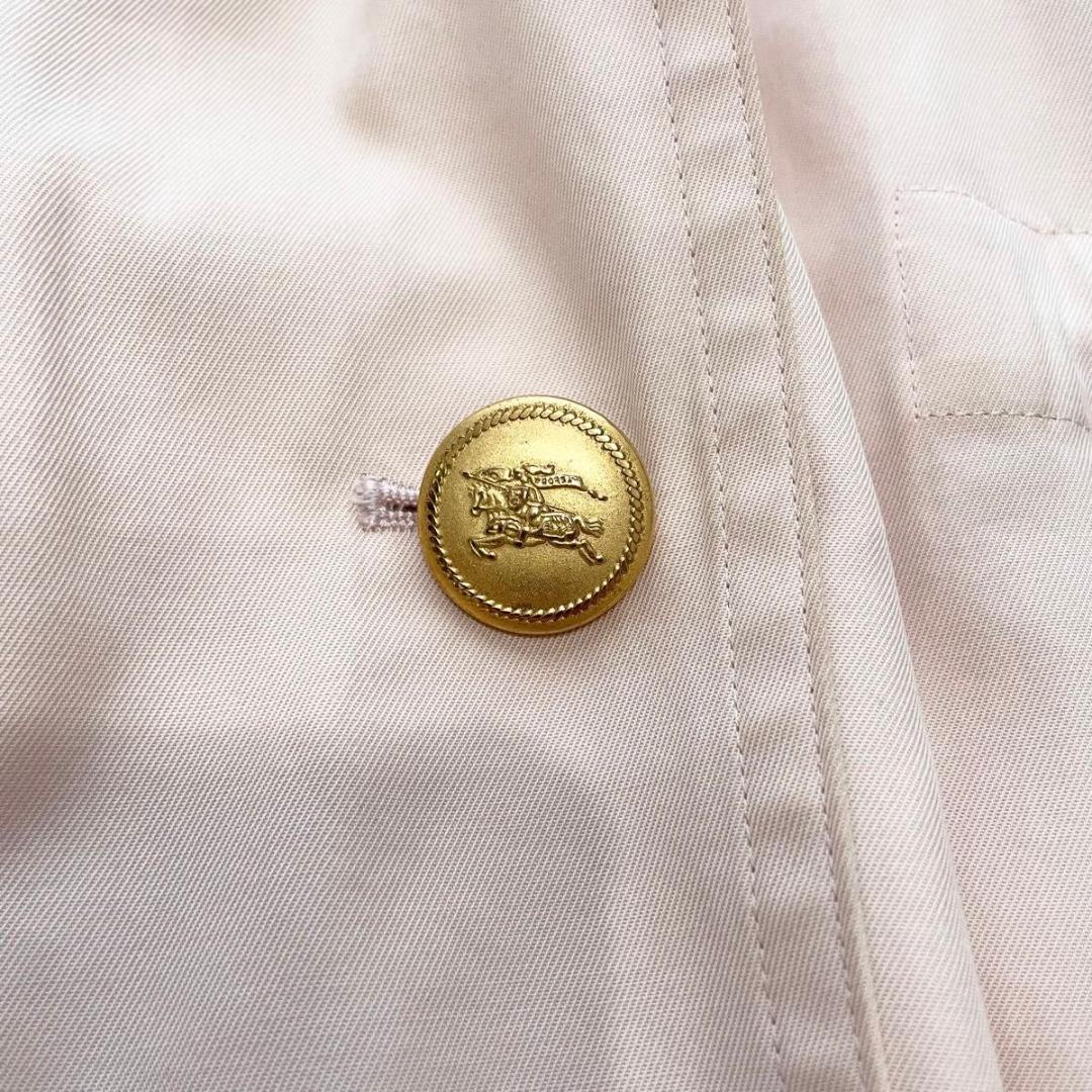 SSR希少 バーバリーズ　ブルゾン　ライトアウター　ピンク　ノバチェック　L