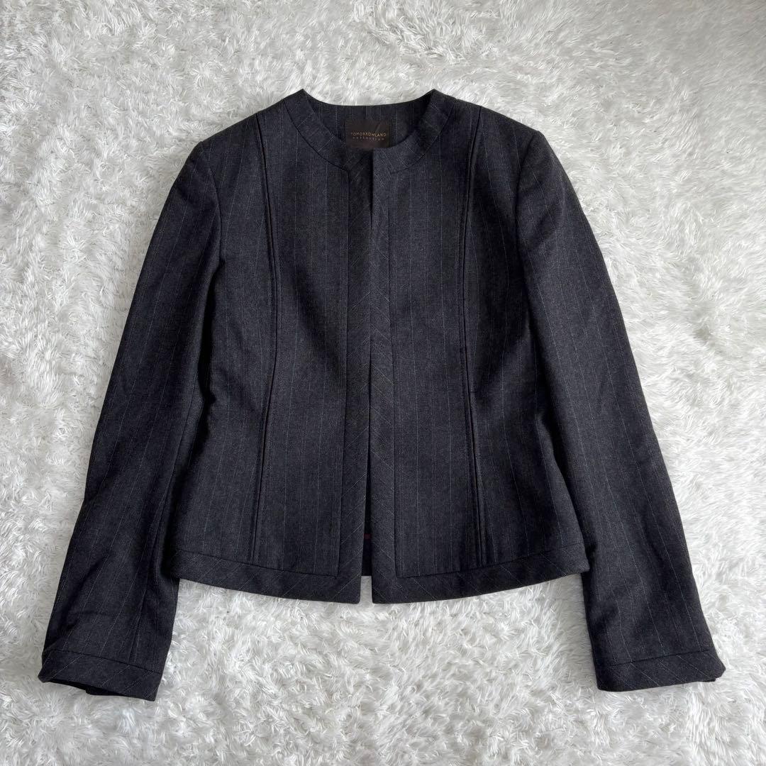 【人気デザイン】トゥモローランド フォーマル セットアップ グレー 38/36