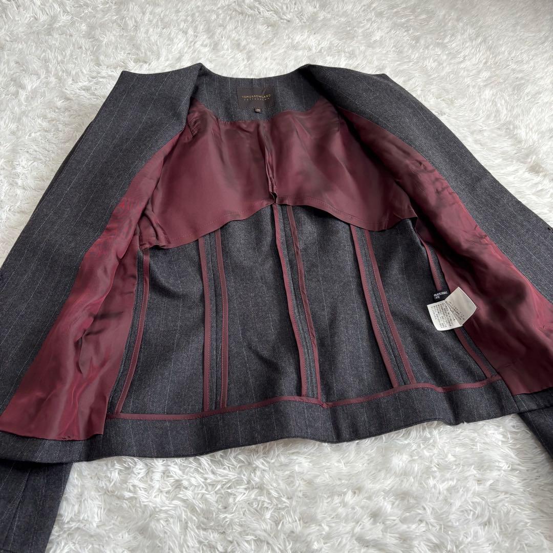 【人気デザイン】トゥモローランド フォーマル セットアップ グレー 38/36