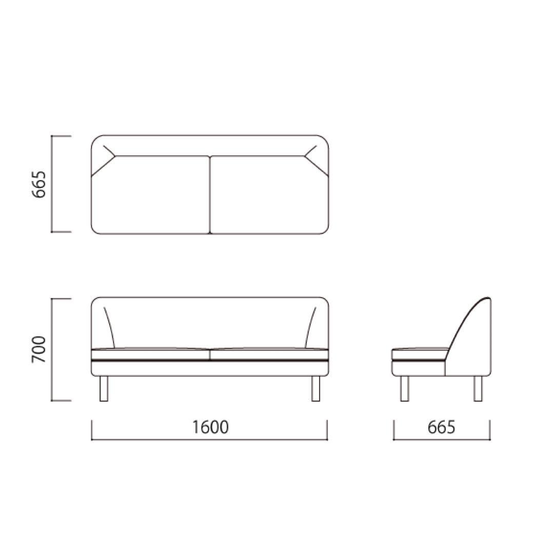 【美品】IDEE/イデー SIERRA SOFA シエラソファ