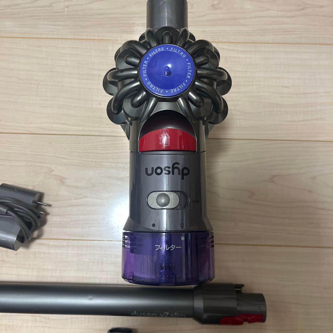 ⑥ すぐ使える！動作品！dysonダイソンコードレスクリーナー純正SV10K