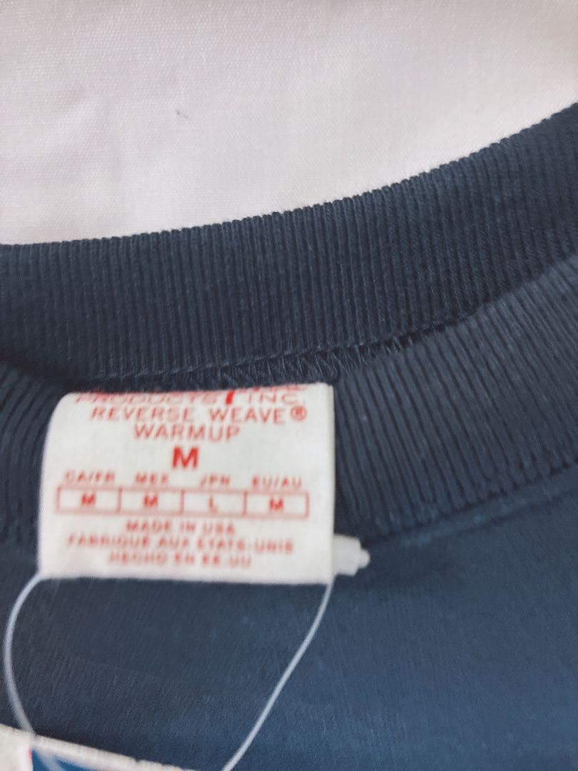 Champion Yale リバースウェーブネイビー