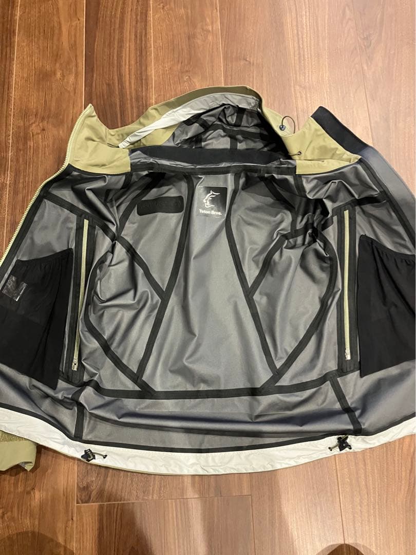 中古品Teton Bros TBジャケット&ビブパンツ上下セット女性用Sサイズ