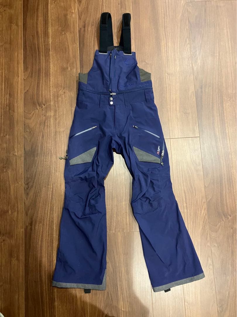 中古品Teton Bros TBジャケット&ビブパンツ上下セット女性用Sサイズ