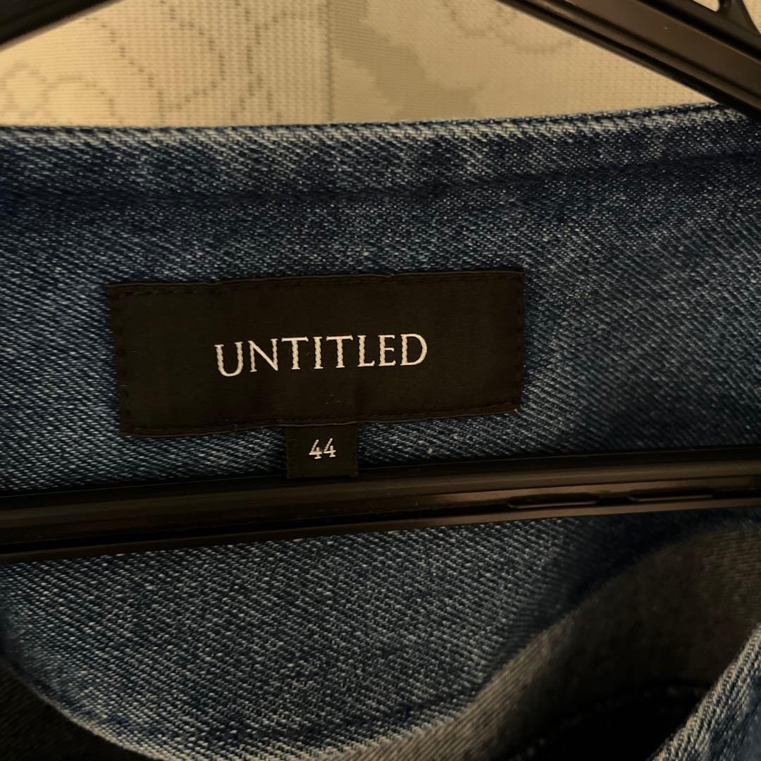 大きいサイズ　アンタイトル　44サイズ　Gジャン　デニム　アウター