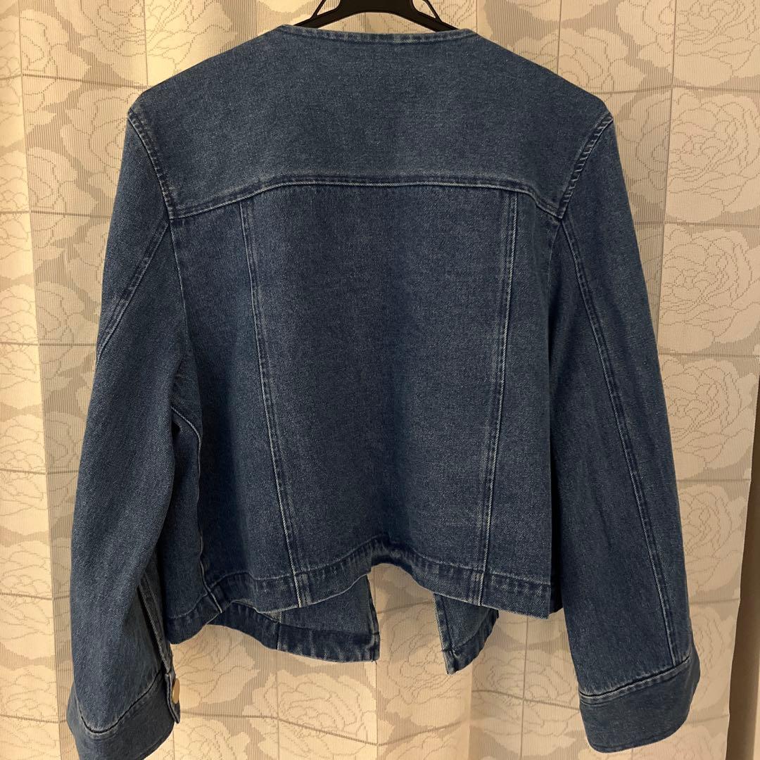 大きいサイズ　アンタイトル　44サイズ　Gジャン　デニム　アウター
