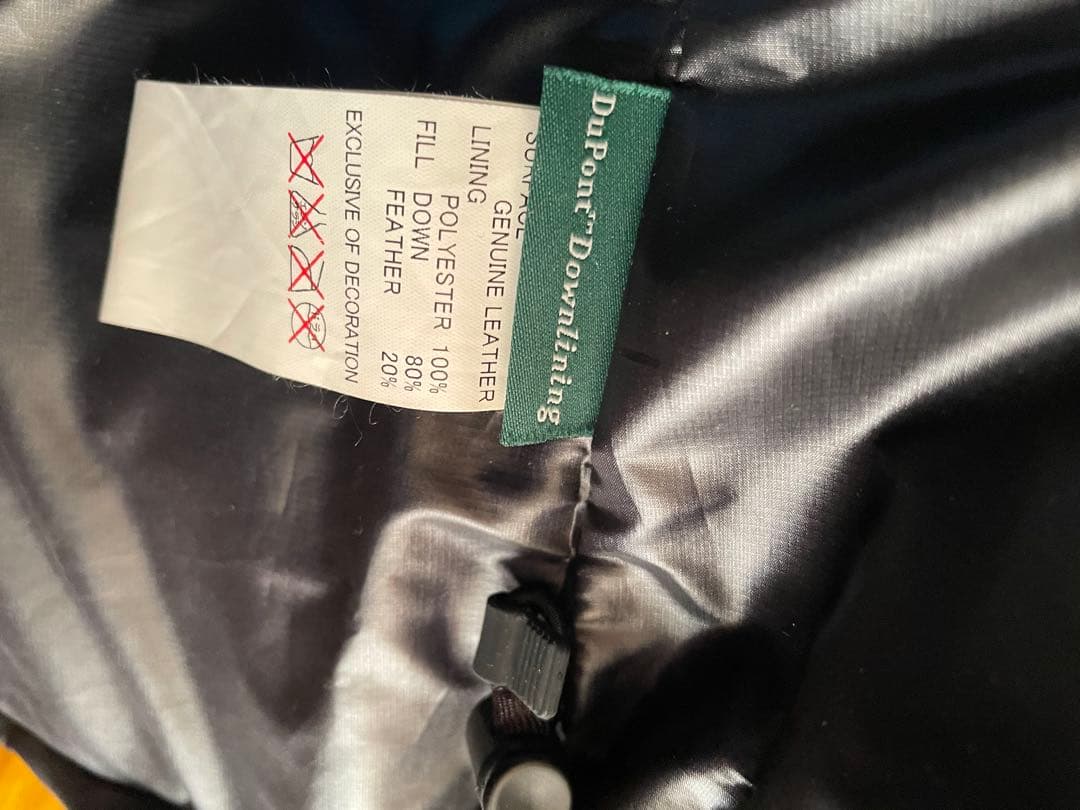 ナイトレイドnitraid レザーダウンジャケット！