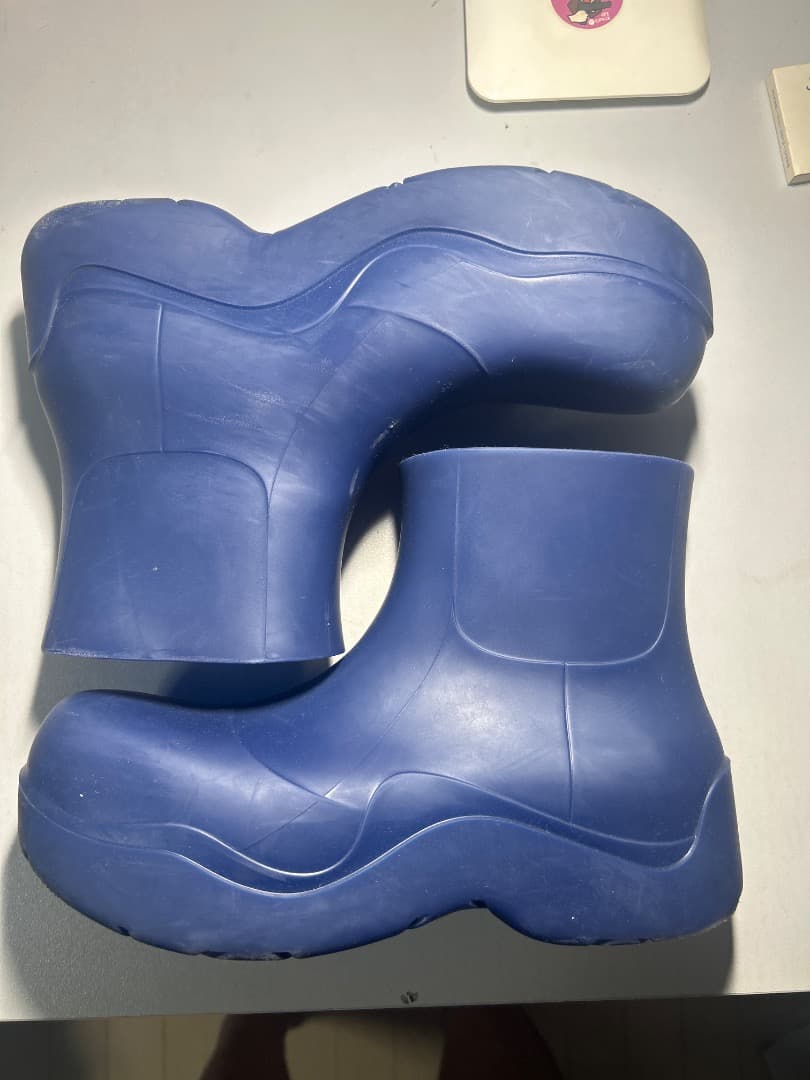 ボッテガべネタ　ネイビー ショートブーツ レインシューズ　付属品付き