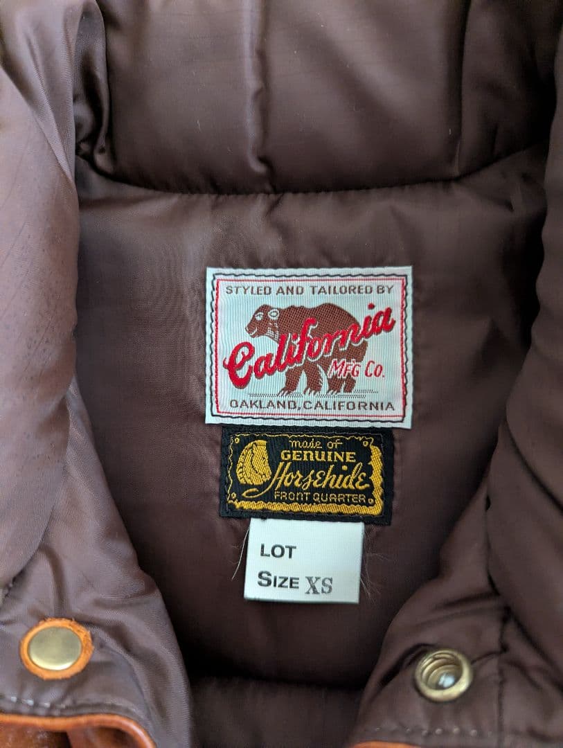 r*u様 RAINBOW COUNTRY Horsehide DownVest