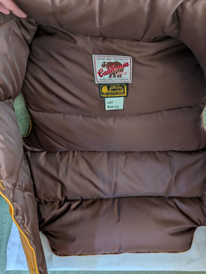 r*u様 RAINBOW COUNTRY Horsehide DownVest