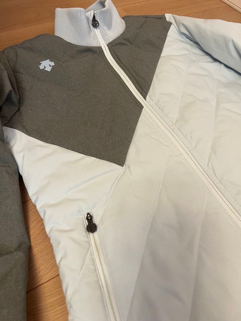 ゴルフ レディースジャケット グレー/ホワイト