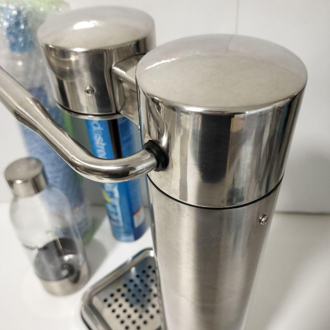 【動作保証】アールケ　カーボネーター2 炭酸水メーカー　シルバー　740